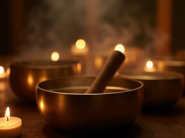 힐링을 위한 싱잉볼과 챠임벨